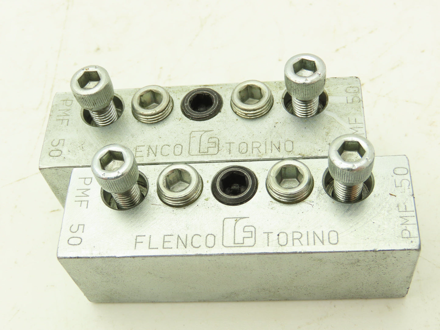 Flenco Torino PMF 50/60 Lubricator Valve Block Metering Element Lot of 4