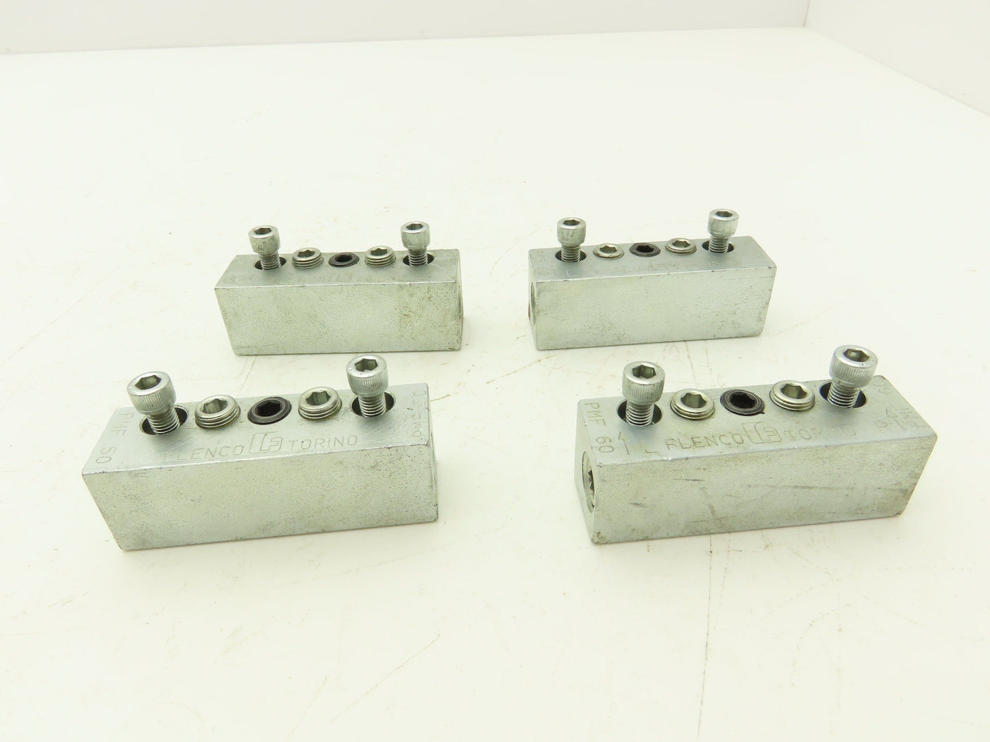 Flenco Torino PMF 50/60 Lubricator Valve Block Metering Element Lot of 4