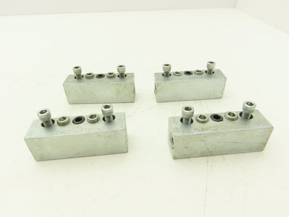 Flenco Torino PMF 50/60 Lubricator Valve Block Metering Element Lot of 4