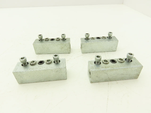 Flenco Torino PMF 50/60 Lubricator Valve Block Metering Element Lot of 4