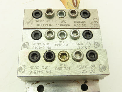 DropsA SMX-25/35 Progressive Lubricator Divider Valve Manifold Assy 1/8" BSP