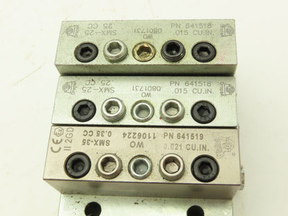 DropsA SMX-25/35 Progressive Lubricator Divider Valve Manifold Assy 1/8" BSP