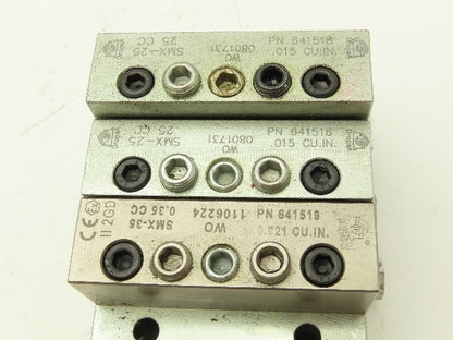 DropsA SMX-25/35 Progressive Lubricator Divider Valve Manifold Assy 1/8" BSP