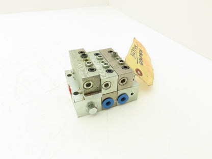 DropsA SMX-25/35 Progressive Lubricator Divider Valve Manifold Assy 1/8" BSP