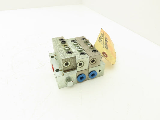 DropsA SMX-25/35 Progressive Lubricator Divider Valve Manifold Assy 1/8" BSP