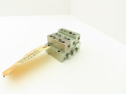 DropsA SMX-25/35 Progressive Lubricator Divider Valve Manifold Assy 1/8" BSP