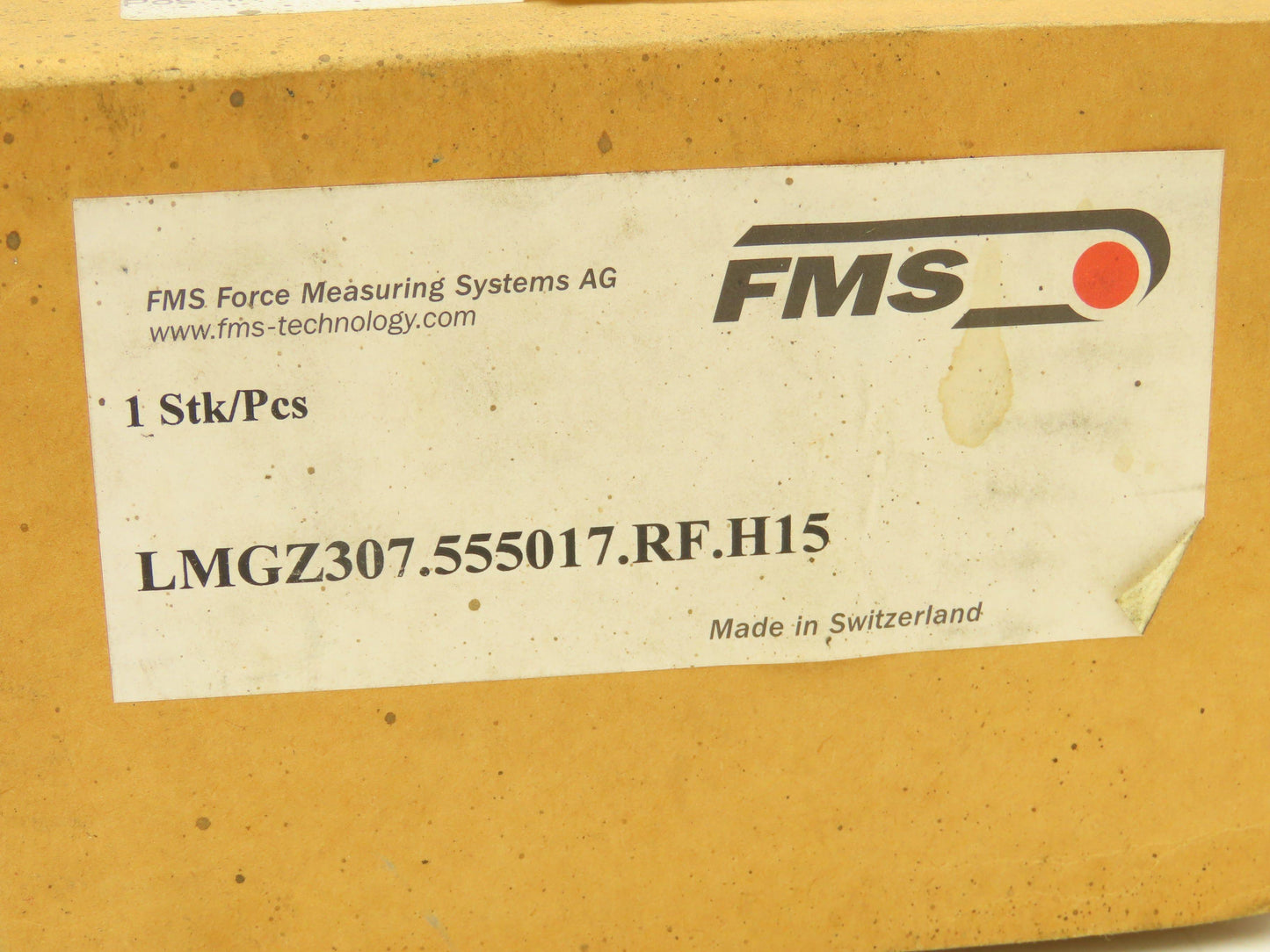 FMS Force Measuring Bearing 1-12VDC 1.8 MV/V Sensitivity 350 Ohms