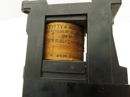 Siemens 3TB43 17-0B Contactor 600VAC 30A 11kW 3PH 15HP 24VDC Coil