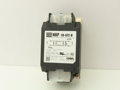 Cosel NAP-10-472-D Noise Filter 470k Ohm 2x4700pF