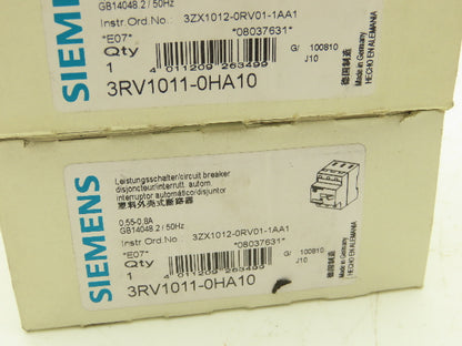 Siemens Circuit Breaker 3-Pole 0.55-0.8A Motor Starter Protection Lot Of 3