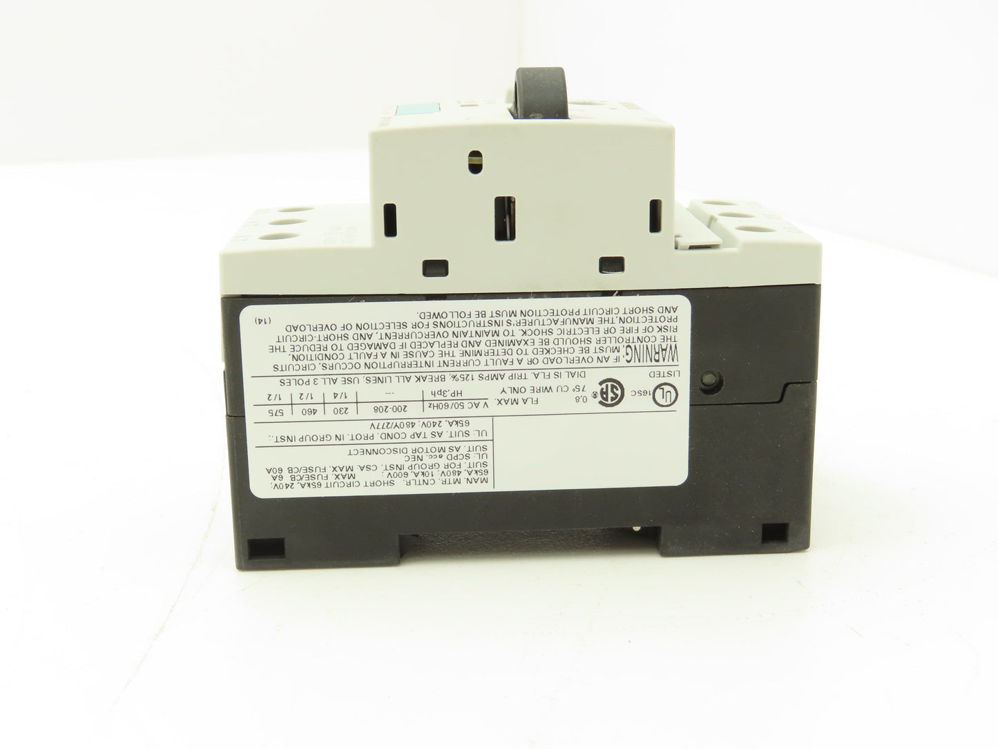 Siemens Circuit Breaker 3-Pole 0.55-0.8A Motor Starter Protection Lot Of 3