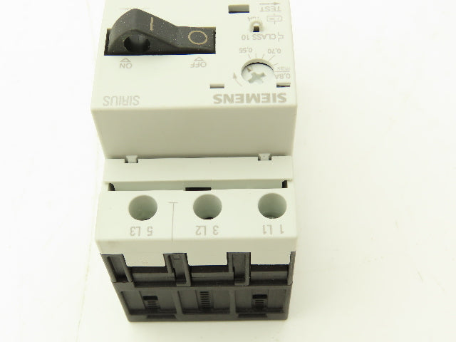 Siemens Circuit Breaker 3-Pole 0.55-0.8A Motor Starter Protection Lot Of 3