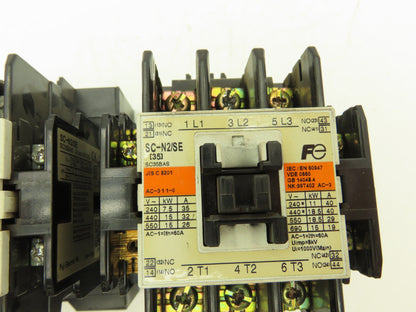 Fuji Electric SC35BAS SC-N2/SE Contactor 30HP 40A 600VAC Lot of 2