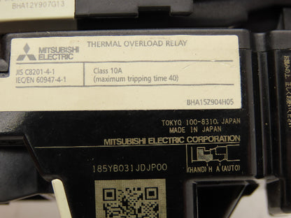 Mitsubishi MSOD-T20 SASR SD-T20 Contactor Overload Relay 7.5HP 18A 600VAC