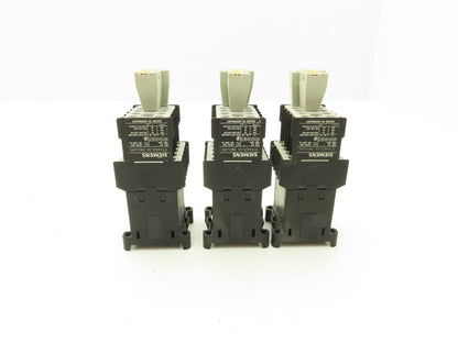 Siemens 3TF2001-0BB4 Contactor Block Diode Set 16A 600VAC 5HP Lot of 3