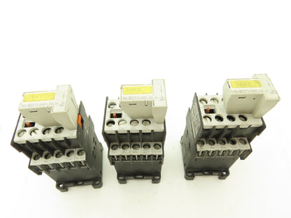 Siemens 3TF2001-0BB4 Contactor Block Diode Set 16A 600VAC 5HP Lot of 3