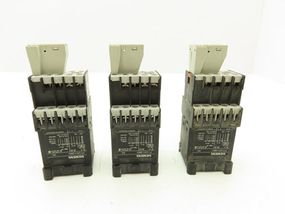 Siemens 3TF2001-0BB4 Contactor Block Diode Set 16A 600VAC 5HP Lot of 3