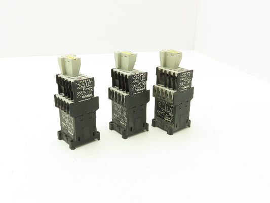 Siemens 3TF2001-0BB4 Contactor Block Diode Set 16A 600VAC 5HP Lot of 3