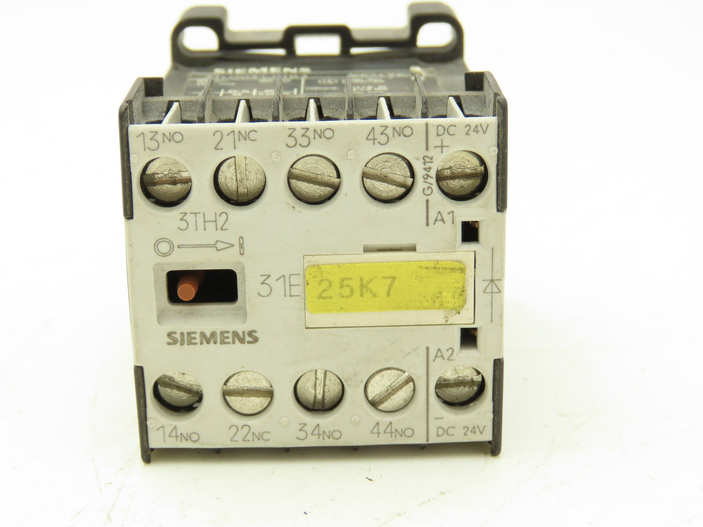 Siemens 3TH2031-0TB4 Contactor 3NO+1NC 600VAC 1.5kW