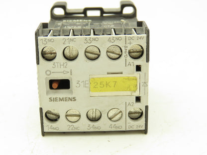 Siemens 3TH2031-0TB4 Contactor 3NO+1NC 600VAC 1.5kW