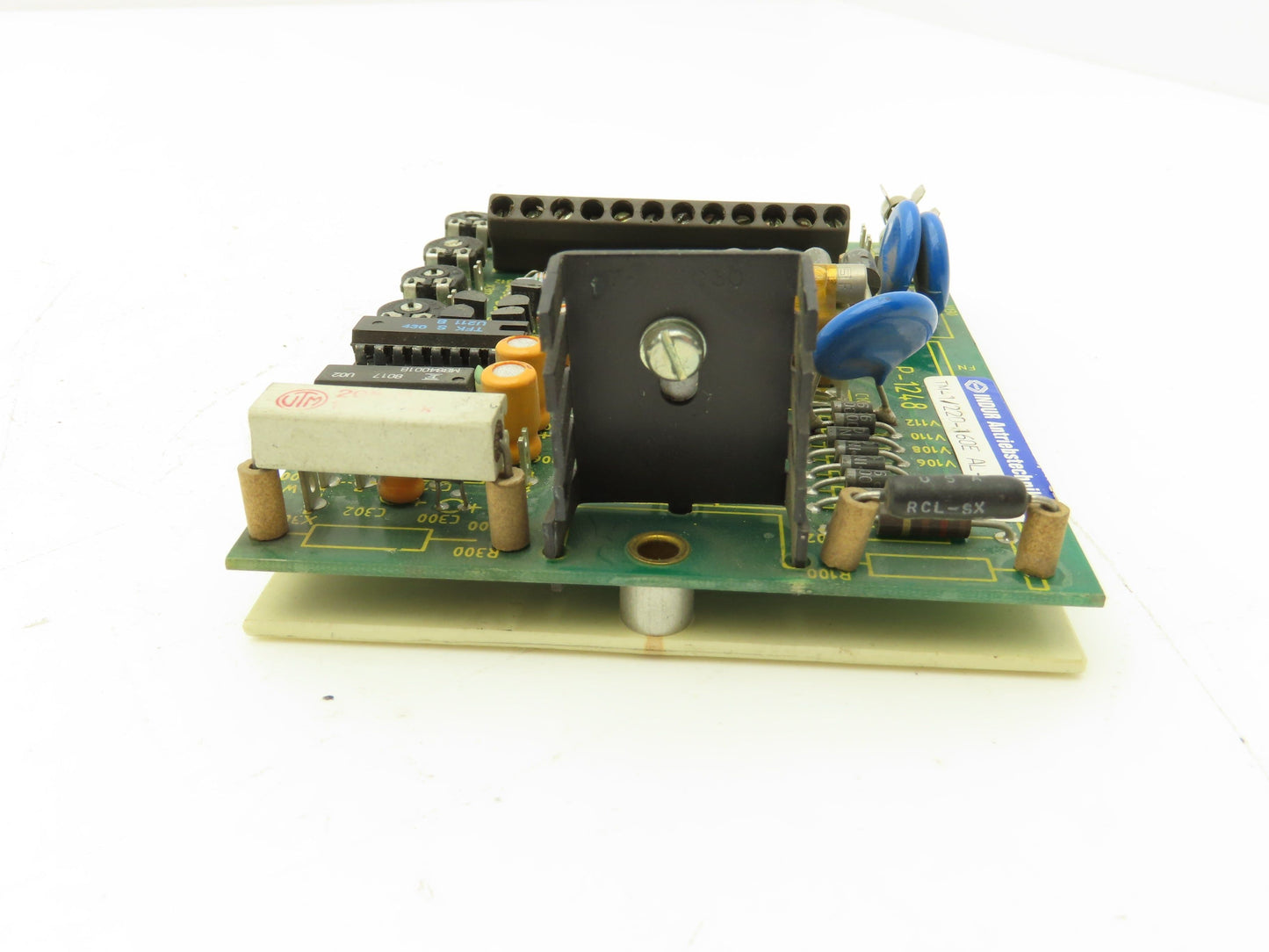 INDUR TM-1/220-160E AL-4409 Printed Circuit Board 12-Pin Terminal Good Fuse