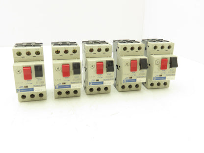 Telemecanique Contactor Manual Motor Starter 3-Pole 2.5-4A 600VAC 3HP Lot of 5