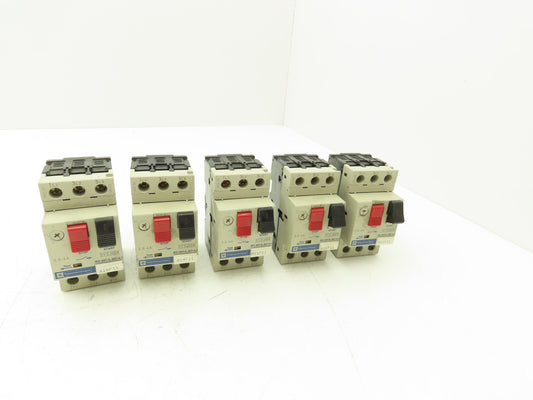 Telemecanique Contactor Manual Motor Starter 3-Pole 2.5-4A 600VAC 3HP Lot of 5
