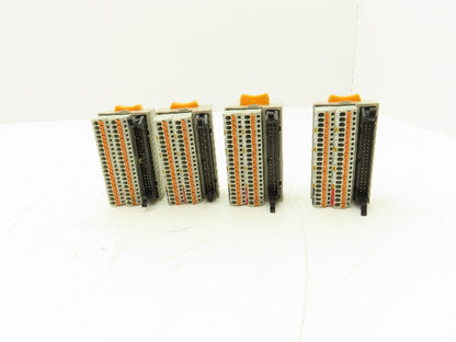 Toyogiken PCXV-1H40-TB40-M2-Y 40-Pin Ribbon Cable to Terminal 28-16AWG Lot of 4