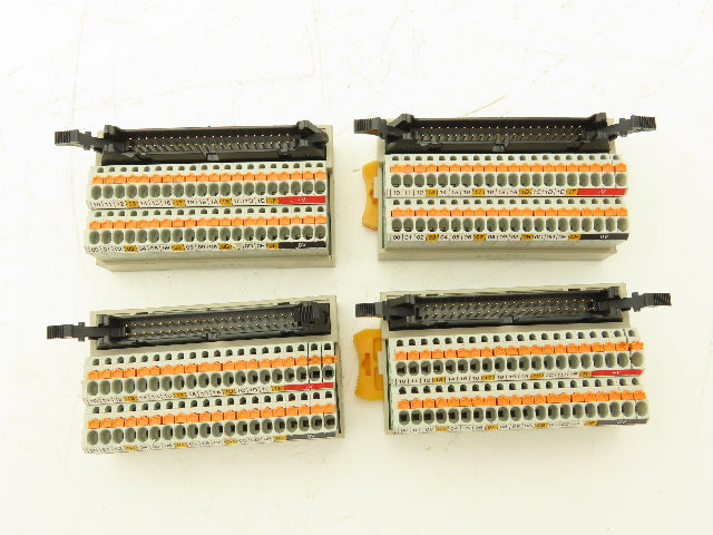 Toyogiken PCXV-1H40-TB40-M2-Y 40-Pin Ribbon Cable to Terminal 28-16AWG Lot of 4