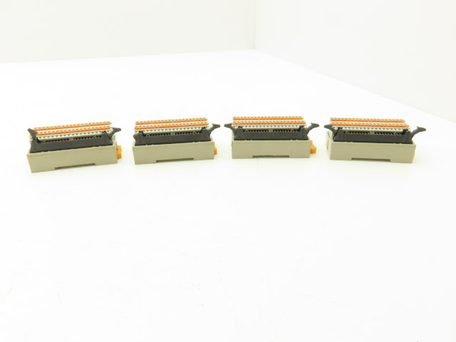 Toyogiken PCXV-1H40-TB40-M2-Y 40-Pin Ribbon Cable to Terminal 28-16AWG Lot of 4