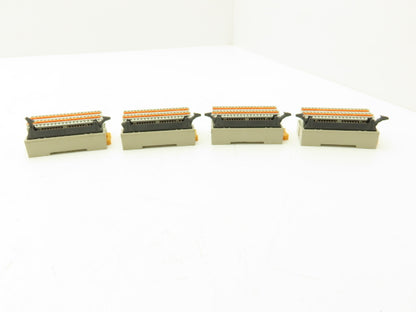 Toyogiken PCXV-1H40-TB40-M2-Y 40-Pin Ribbon Cable to Terminal 28-16AWG Lot of 4
