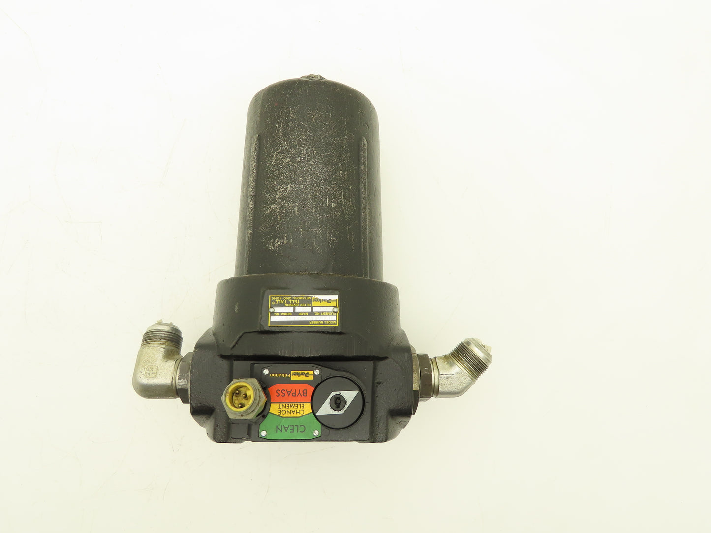 Parker 31P10BDL50PP180 Tell Tale Inline Hydraulic Filter 6000 PSI -Loose plug-