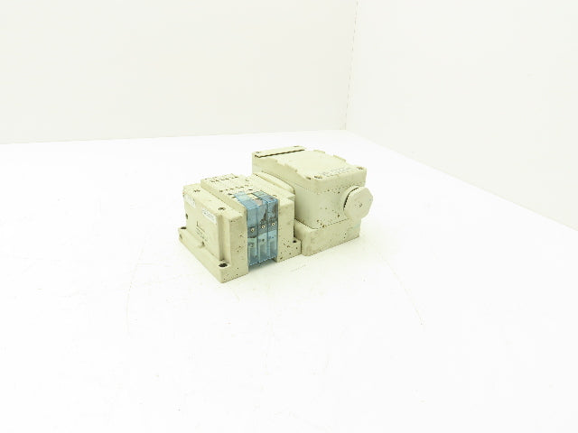 SMC SY3100-5UD1 Solenoid Valves 2 Pos 5 Port 24VDC 20-Pin Terminal Junction Box