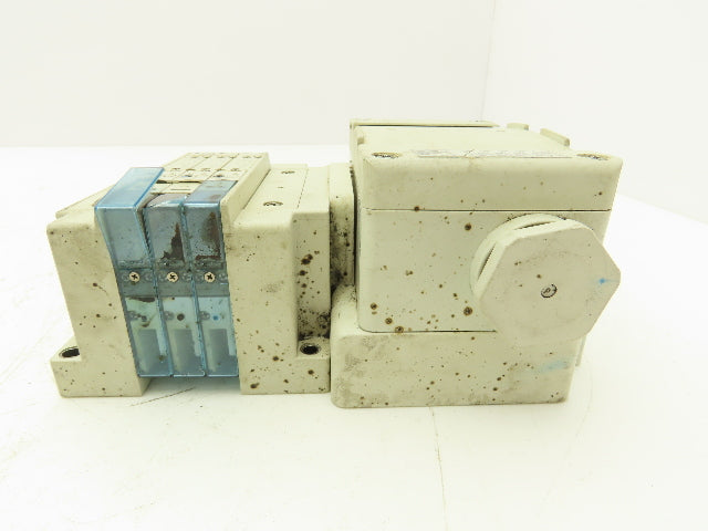 SMC SY3100-5UD1 Solenoid Valves 2 Pos 5 Port 24VDC 20-Pin Terminal Junction Box