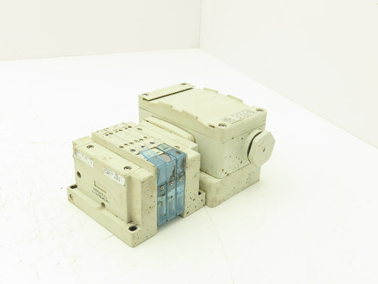 SMC SY3100-5UD1 Solenoid Valves 2 Pos 5 Port 24VDC 20-Pin Terminal Junction Box