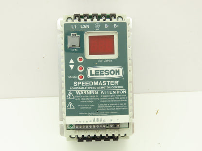 Leeson 174270.00 VFD Drive Input 1PH Output 3PH 4.2A 0-240Hz 1HP