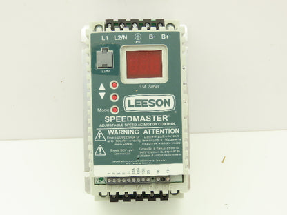 Leeson 174270.00 VFD Drive Input 1PH Output 3PH 4.2A 0-240Hz 1HP
