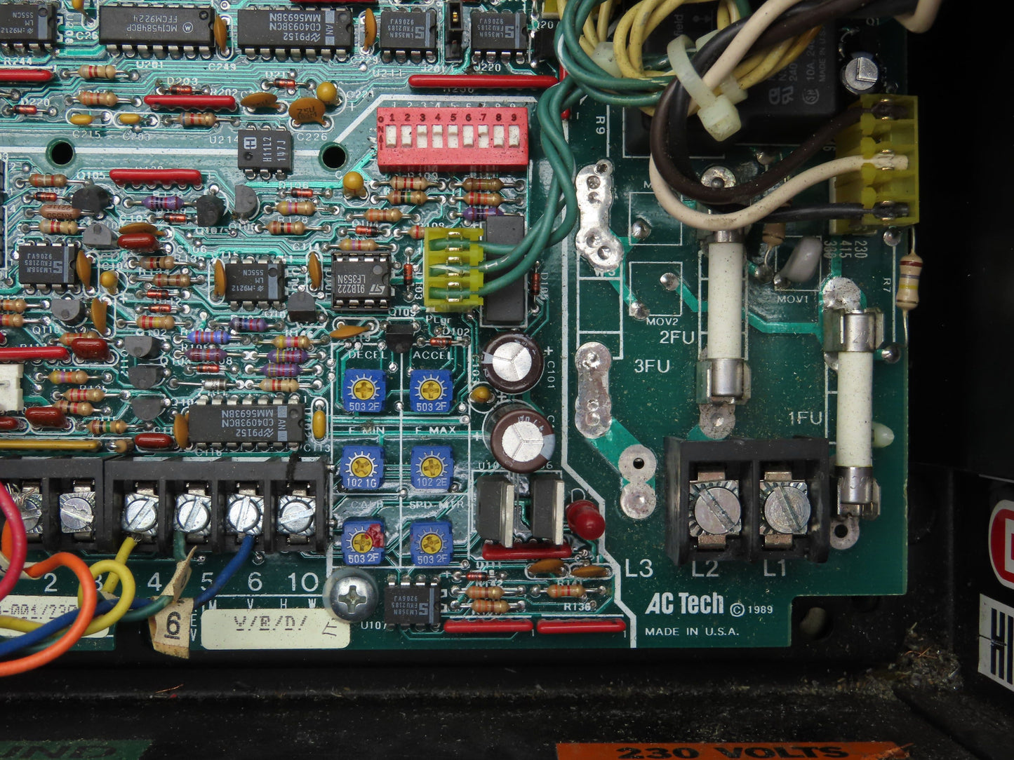 AC Tech V12007D VFD Variable Speed AC Motor Drive .75Hp 230V 1PH Input 3PH Out