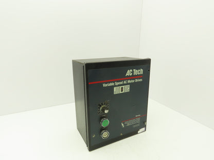 AC Tech V12007D VFD Variable Speed AC Motor Drive .75Hp 230V 1PH Input 3PH Out