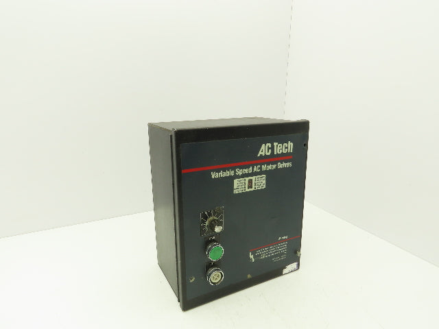 AC Tech V12007D VFD Variable Speed AC Motor Drive .75Hp 230V 1PH Input 3PH Out