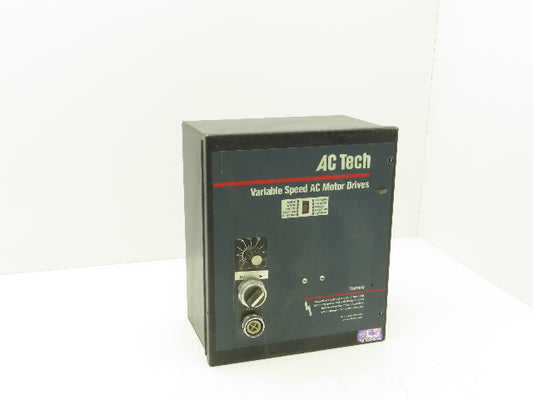 AC Tech V12007D VFD Variable Speed AC Motor Drive .75Hp 230V 1PH Input 3PH Out