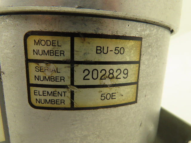 Cincinnati Milacron BU-50 High Pressure Hydraulic Tank By-Pass Oil Filter