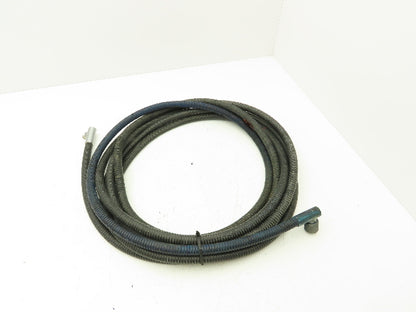 Press Tech B122-3.4 Offset Printing Fiber Optic Cable 7mm ID 90° Ends 6M *READ*