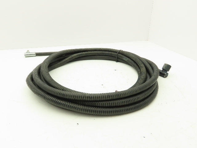 Press Tech B122-3.4 Offset Printing Fiber Optic Cable 7mm ID 90° Ends 6M *READ*