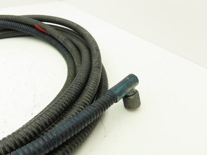 Press Tech B122-3.4 Offset Printing Fiber Optic Cable 7mm ID 90° Ends 6M *READ*