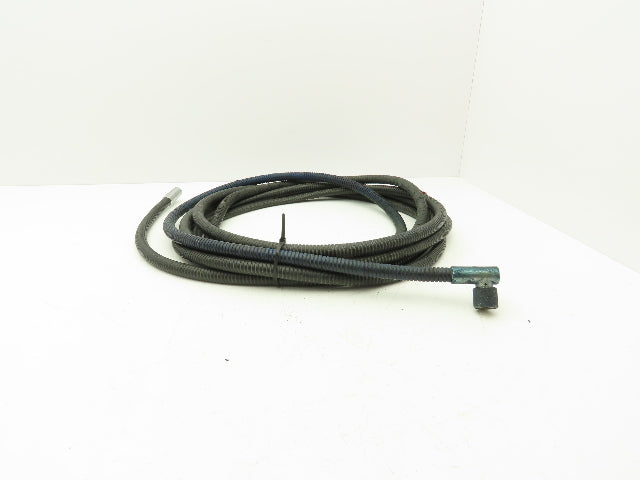 Press Tech B122-3.4 Offset Printing Fiber Optic Cable 7mm ID 90° Ends 6M *READ*
