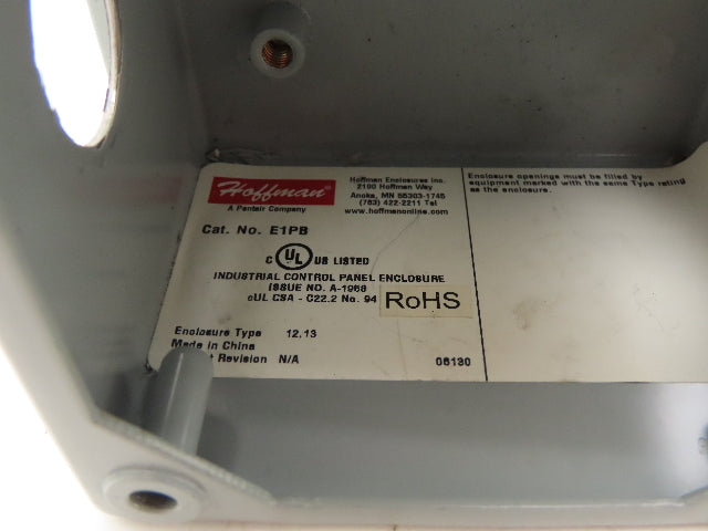 Hoffman E-1PB Enclosure Amphenol 4-253 3-Pin Pushbutton Connector Lot of 3