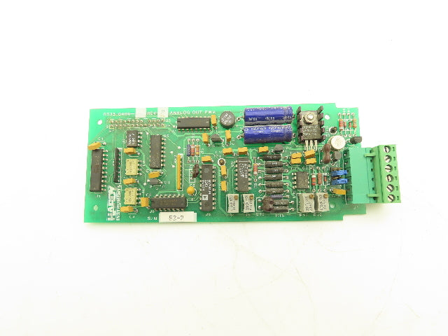 Hardy Instruments 0535-0406 Analog Output Board PWA Rev F