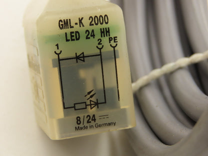 Hirschmann GML-K 2000 Connector with 15' Cable Lot of 6