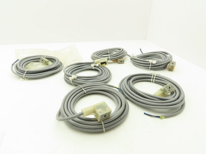 Hirschmann GML-K 2000 Connector with 15' Cable Lot of 6